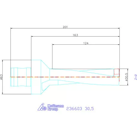 Komet KUB Pentron váltólapkás telibefúró ABS szár 30,5 mm