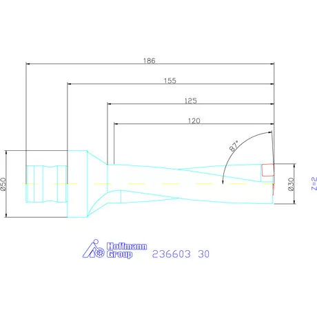 Komet KUB Pentron váltólapkás telibefúró ABS szár 30 mm