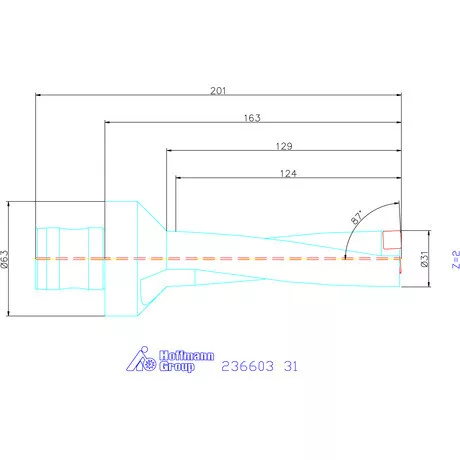 Komet KUB Pentron váltólapkás telibefúró ABS szár 31 mm