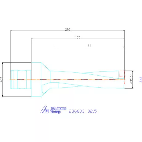 Komet KUB Pentron váltólapkás telibefúró ABS szár 32,5 mm