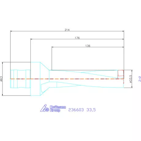 Komet KUB Pentron váltólapkás telibefúró ABS szár 33,5 mm