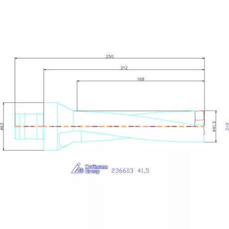 Komet KUB Pentron váltólapkás telibefúró ABS szár 41,5 mm