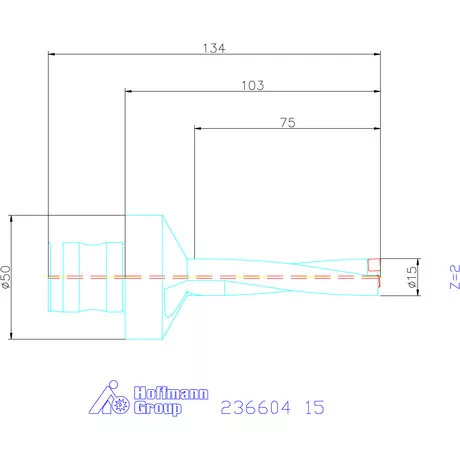 Komet KUB Pentron váltólapkás telibefúró ABS szár 15 mm