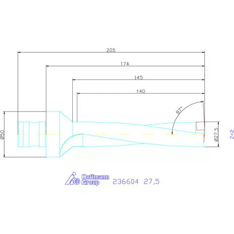 Komet KUB Pentron váltólapkás telibefúró ABS szár 27,5 mm