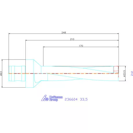 Komet KUB Pentron váltólapkás telibefúró ABS szár 33,5 mm