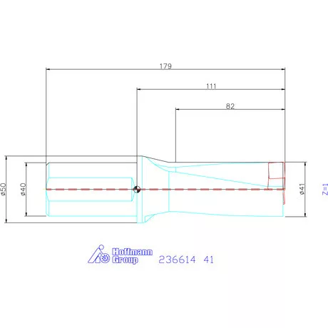 Komet KUB Pentron váltólapkás telibefúró Hengeres szár 41 mm