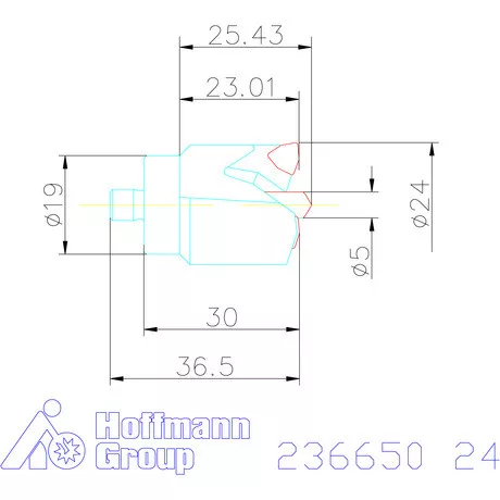 Komet KUB Centron fúrókorona 24 mm
