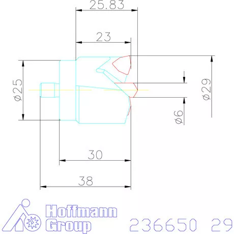 Komet KUB Centron fúrókorona 29 mm