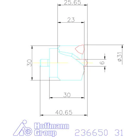 Komet KUB Centron fúrókorona 31 mm