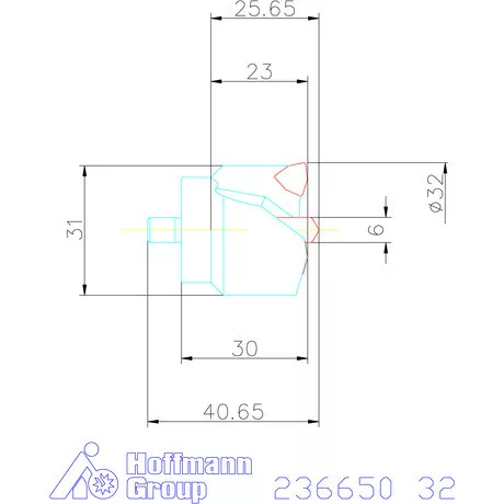 Komet KUB Centron fúrókorona 32 mm