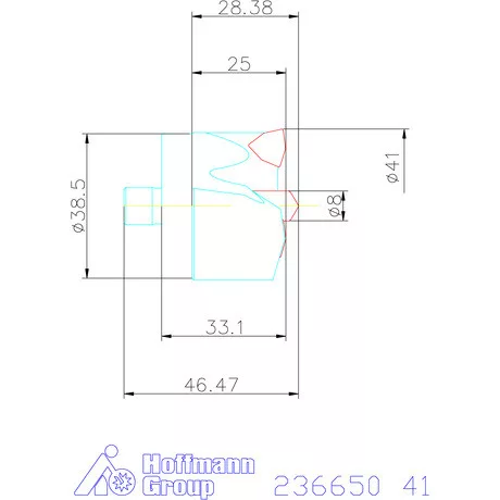 Komet KUB Centron fúrókorona 41 mm