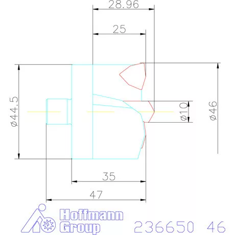 Komet KUB Centron fúrókorona 46 mm