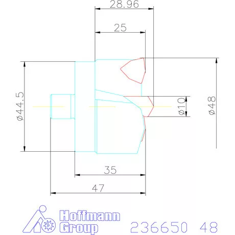 Komet KUB Centron fúrókorona 48 mm