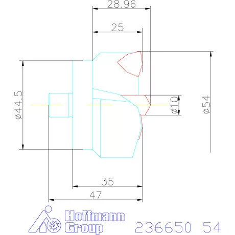 Komet KUB Centron fúrókorona 54 mm