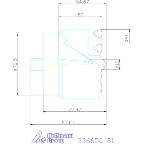 Komet KUB Centron fúrókorona 81 mm