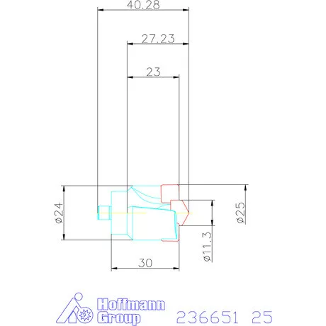 Komet KUB Centron Powerline fúrókorona 25 mm