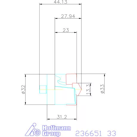 Komet KUB Centron Powerline fúrókorona 33 mm