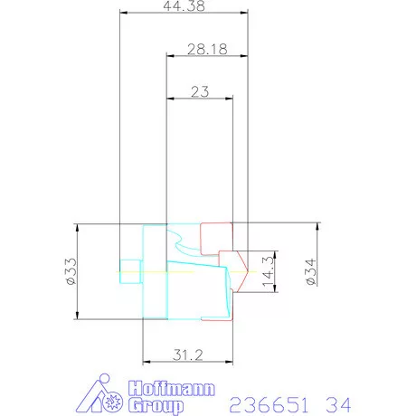 Komet KUB Centron Powerline fúrókorona 34 mm