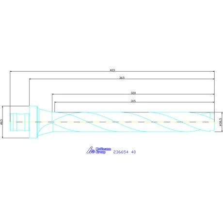 Komet alaptest 40 mm