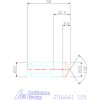 KOMET KUB® V464 HSS központosító csúcs  115