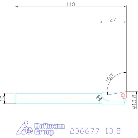 Garant Fix méretű furatesztergálók 13,8 mm