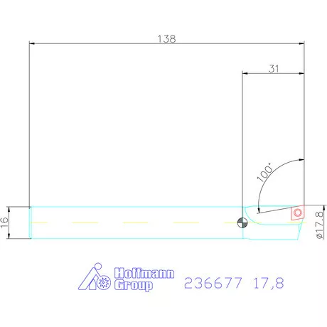 Garant Fix méretű furatesztergálók 17,8 mm