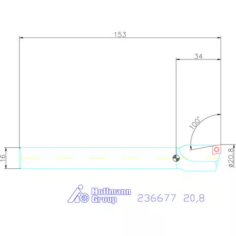 Garant Fix méretű furatesztergálók 20,8 mm