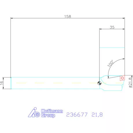 Garant Fix méretű furatesztergálók 21,8 mm