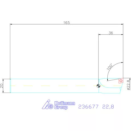 Garant Fix méretű furatesztergálók 22,8 mm