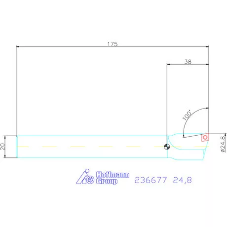 Garant Fix méretű furatesztergálók 24,8 mm