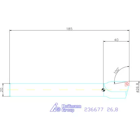 Garant Fix méretű furatesztergálók 26,8 mm
