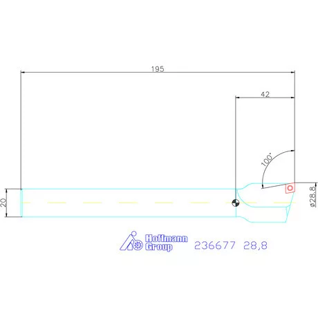 Garant Fix méretű furatesztergálók 28,8 mm
