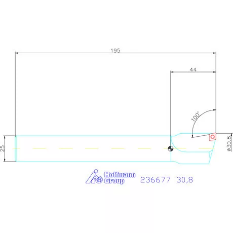 Garant Fix méretű furatesztergálók 30,8 mm