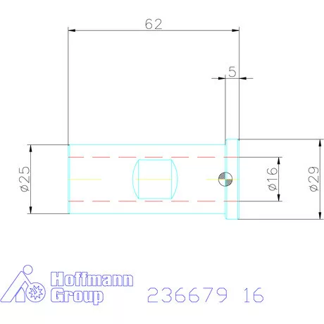 Garant Excentrikus befogópersely 16 mm