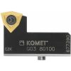 KOMET TwinKom® tartó α = 80° kétélű kiesztergálóhoz Nagyolás 83-124