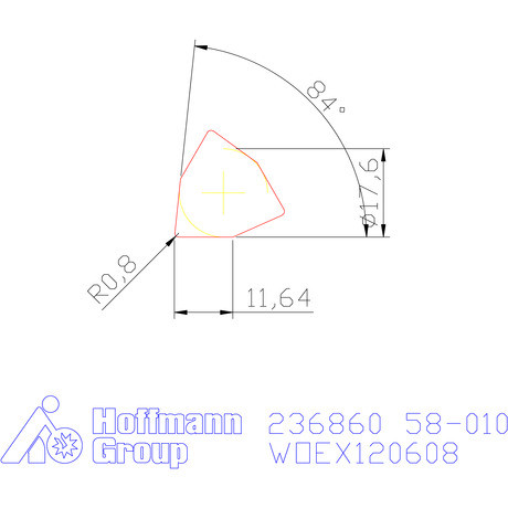 Komet Unisix váltólapka 58-010