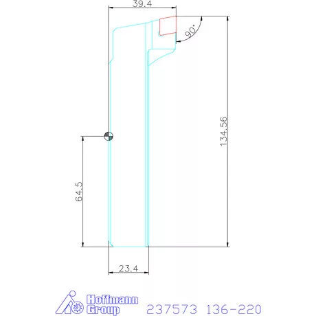 Garant Váltólapka tartó, kiesztergálási tartomány ⌀ 242 − 402 mm 136-220
