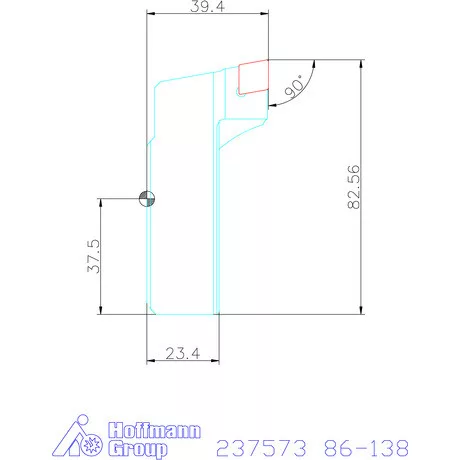 Garant Váltólapka tartó, kiesztergálási tartomány ⌀ 242 − 402 mm 86-138