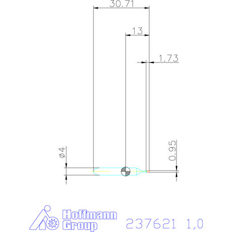 Garant Forgácsoló betét 1,0 mm