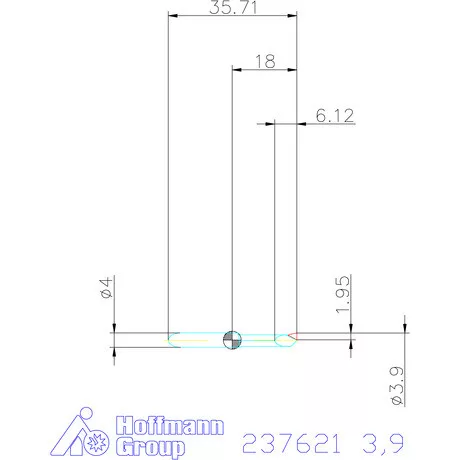 Garant Forgácsoló betét 3,9 mm