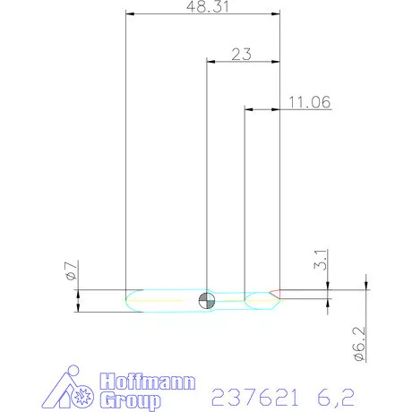 Garant Forgácsoló betét 6,2 mm