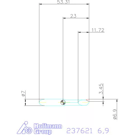 Garant Forgácsoló betét 6,9 mm