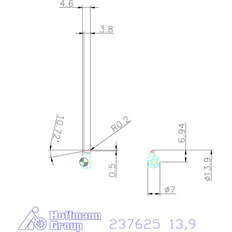 Garant Vágólapka 13,9 mm