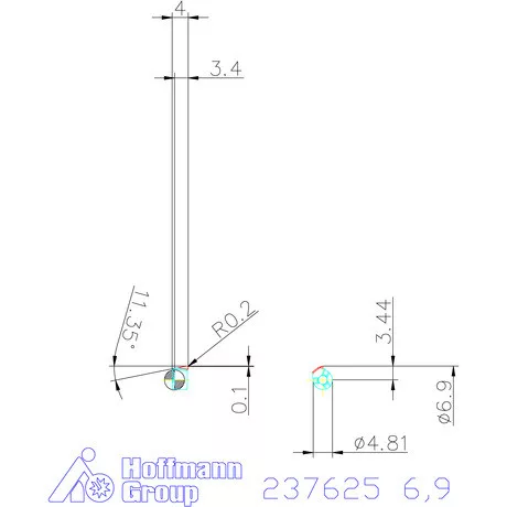 Garant Vágólapka 6,9 mm