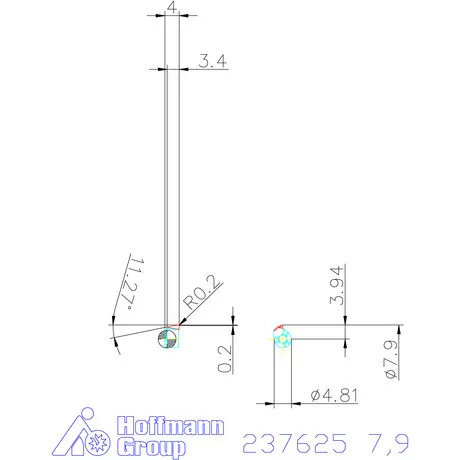 Garant Vágólapka 7,9 mm