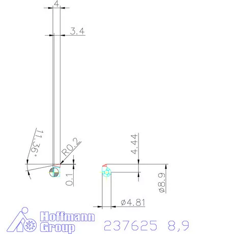 Garant Vágólapka 8,9 mm