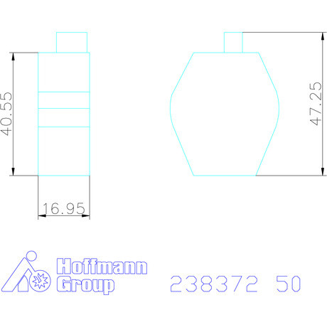 Komet cserélhető híd M03Speed-hez 50 mm