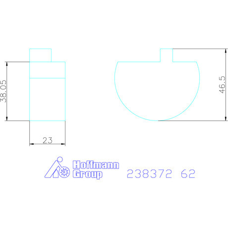 Komet cserélhető híd M03Speed-hez 62 mm