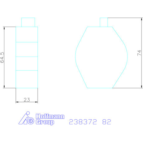 Komet cserélhető híd M03Speed-hez 82 mm