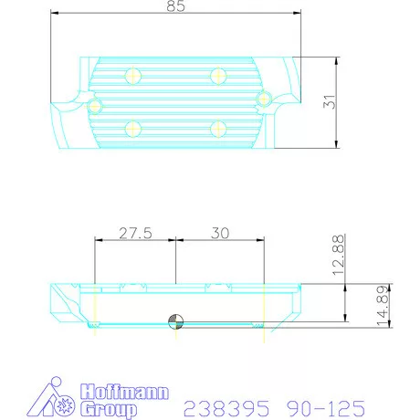 Komet Híd MicroKom hi.Flex-hez és MicroKom BluFlex 2-höz 90-125 mm